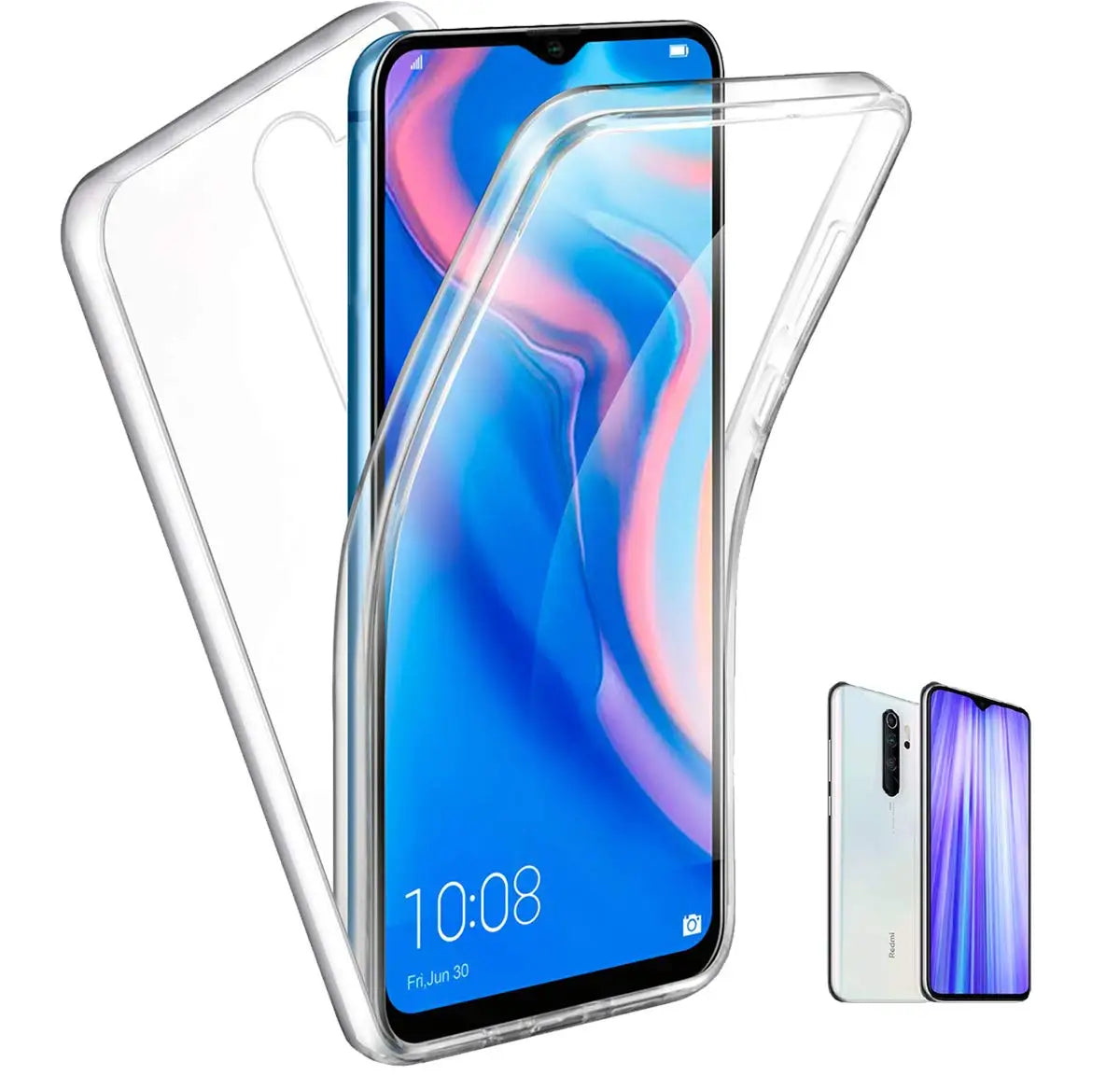 Cover Protettiva 360° Trasparente Xiaomi RRedmi Note 8 Pro 10 12 11 9 8T 7 7A 9A 13T Redmi 13C 12C 10C 12
