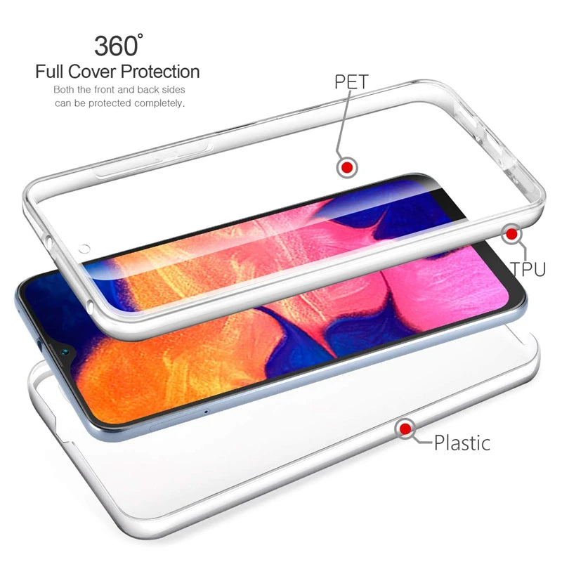 Cover Protettiva 360° Trasparente Xiaomi RRedmi Note 8 Pro 10 12 11 9 8T 7 7A 9A 13T Redmi 13C 12C 10C 12