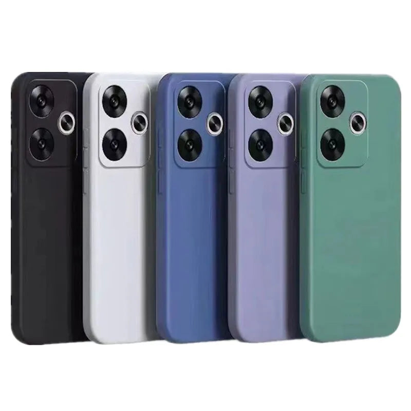 Cover Protettiva in Silicone per Xiaomi Redmi 13 4G 13C 12 5G 12C 10 2022 10C 10A