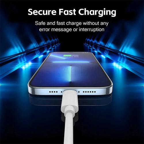 10 PCS USB Cable for iPhone 8 7 6 14 Plus X XR XS Max 11 12 13 Pro SE Fast Charging Cord USB Data Charger Cable With Retail Box